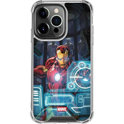 Marvel Iron Man New Armor iPhone 15 Pro Max Clear Case